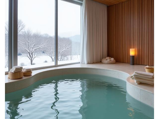Sora Peak Hotelの天然温泉の内湯